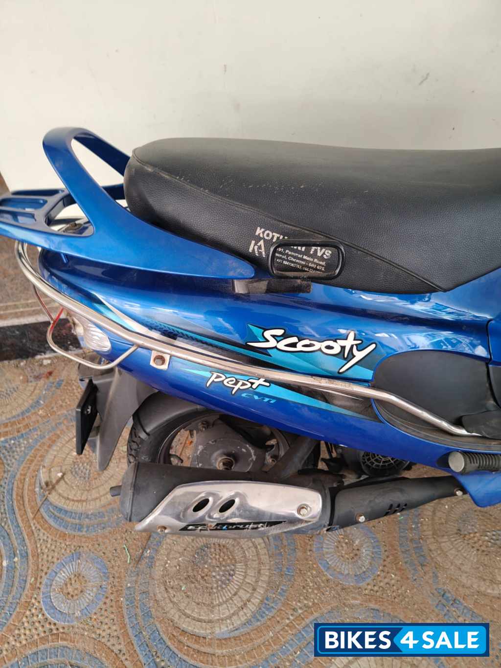 Blue TVS Scooty Pep Plus BS6 Blue TVS Scooty Pep Plus BS6