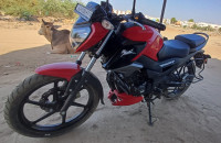 Striking Red TVS Raider 125 Drum