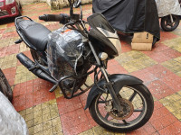 Black Honda Unicorn