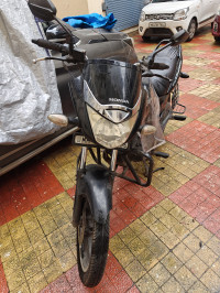 Black Honda Unicorn