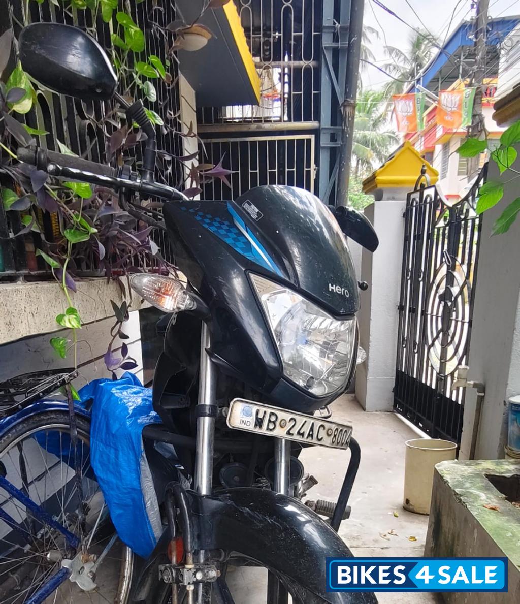 Blue Black Hero Glamour 125 Drum