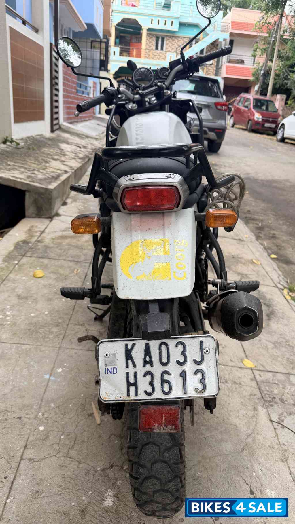 White Royal Enfield Himalayan