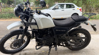 White Royal Enfield Himalayan