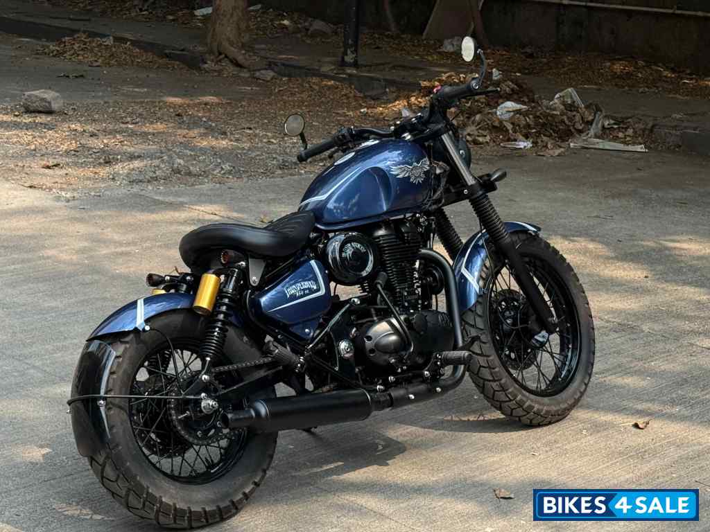 Marine Blue Royal Enfield Thunderbird 350