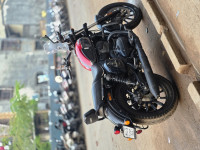 Red And Grey Yezdi Roadster Dual Tone
