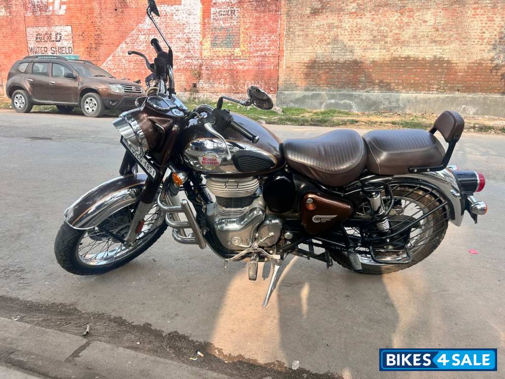 Chrome Brown Royal Enfield Classic 350