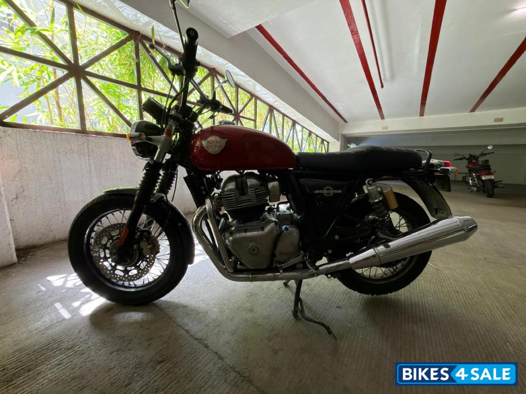 Red Royal Enfield Interceptor 650 Twin