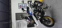 White Blue BMW R 1250 GS