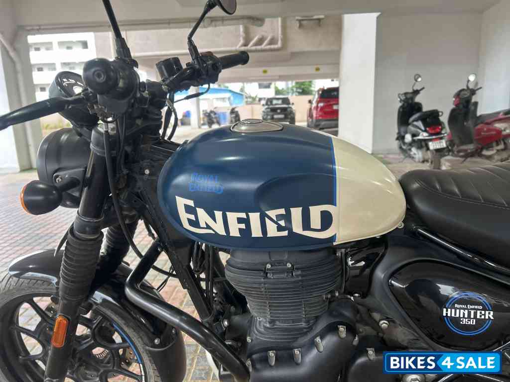 Rebel Blue Royal Enfield Hunter 350 Metro Rebel Blue Royal Enfield Hunter 350 Metro