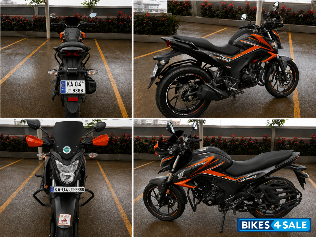 Orange Honda CB Hornet 160R ABS