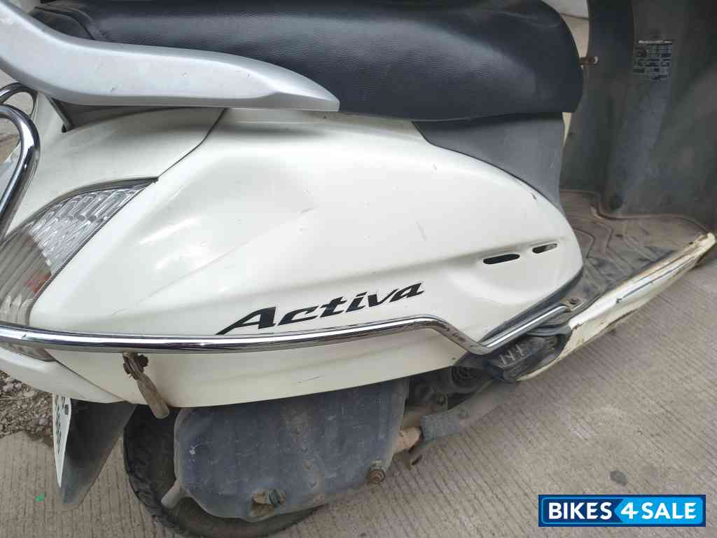 White Honda Activa White Honda Activa