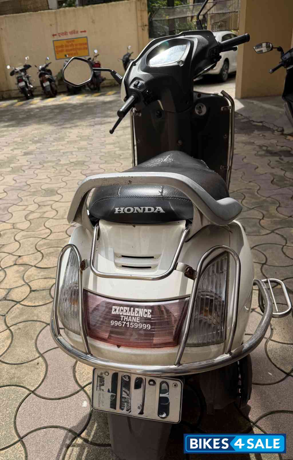 White Honda Activa White Honda Activa