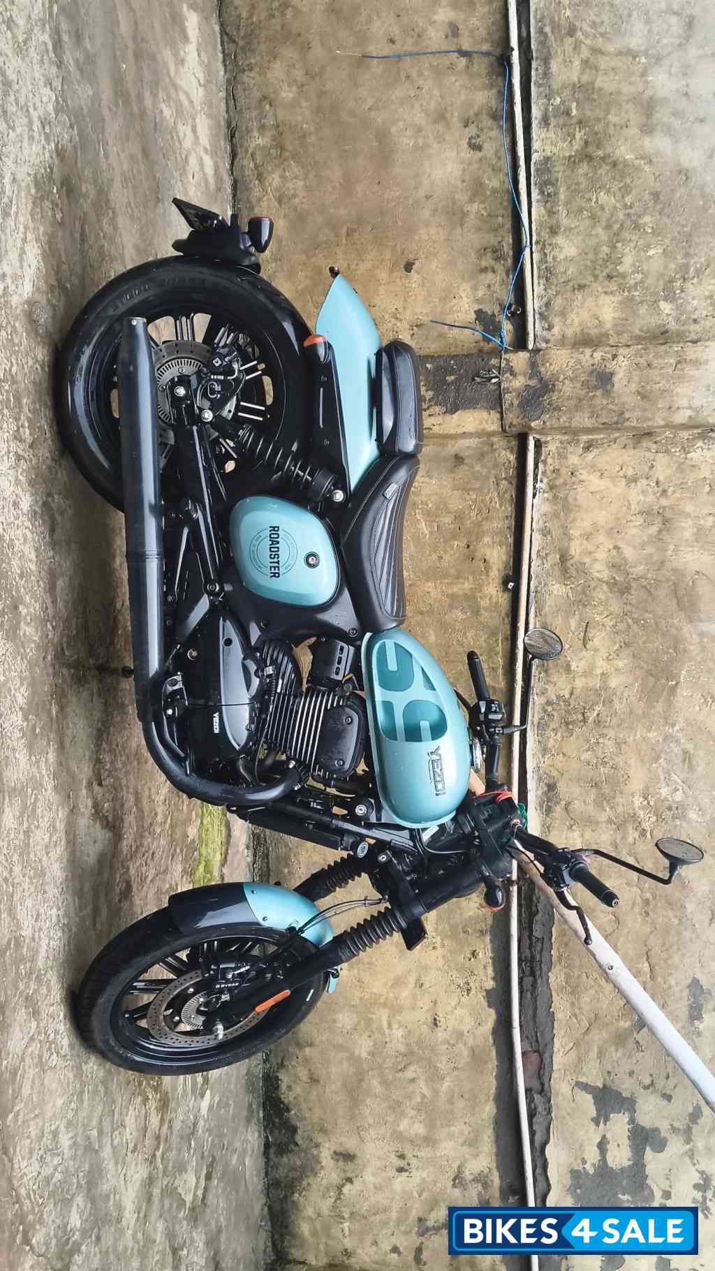 Sharkskin Blue Yezdi Roadster 2025