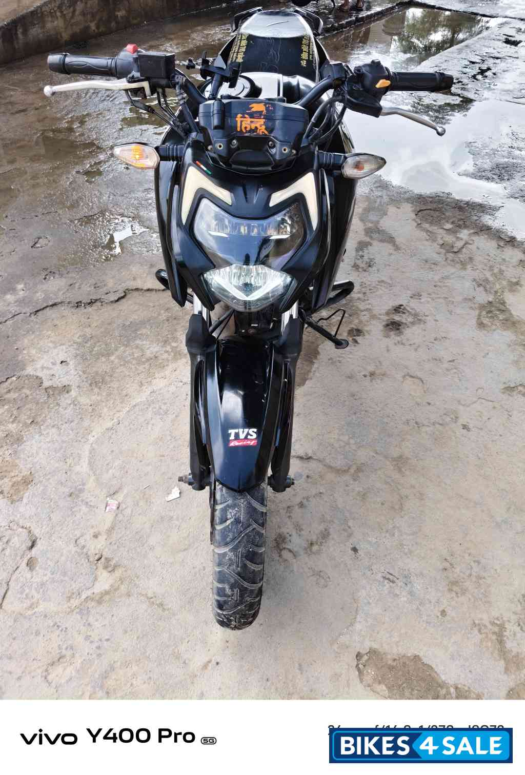 Black TVS Apache RTR 160 4V BS6 Black TVS Apache RTR 160 4V BS6