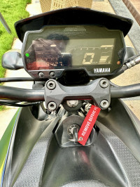 Blue Yamaha MT-15