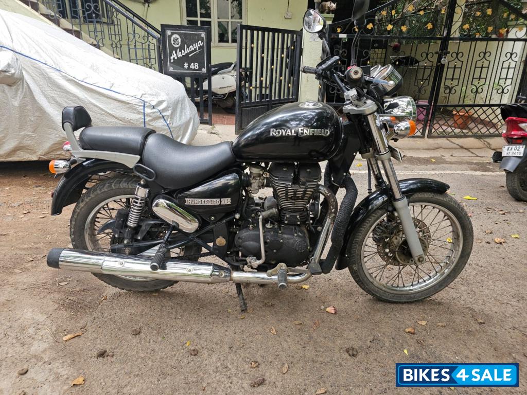 Black Royal Enfield Thunderbird