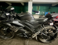 Black Yamaha YZF R15 V3 BS6
