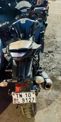 Black Yamaha YZF R15 V3 BS6