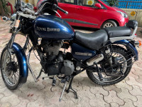 Blue Royal Enfield Thunderbird 350