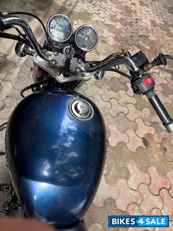 Blue Royal Enfield Thunderbird 350