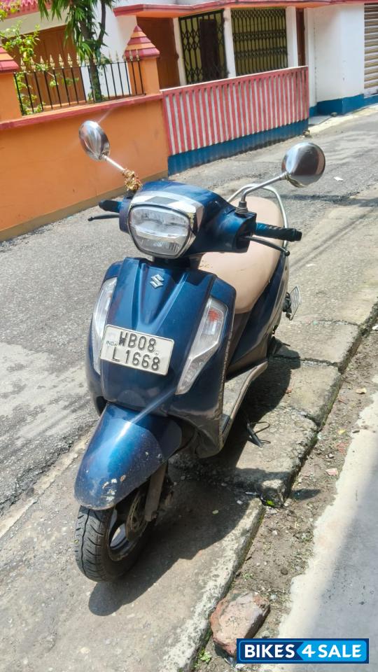Blue Suzuki Access 125 BS6