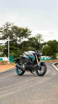 Cyan Blue Yamaha MT-15