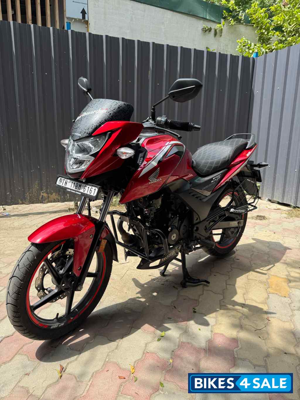 Red Honda SP 160 Double Disc