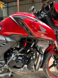 Red Honda SP 160 Double Disc