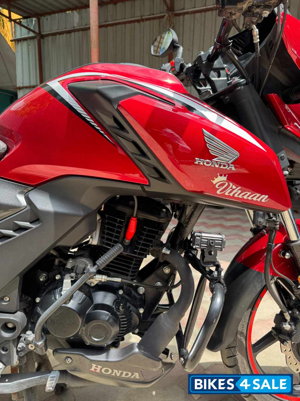 Red Honda SP 160 Double Disc