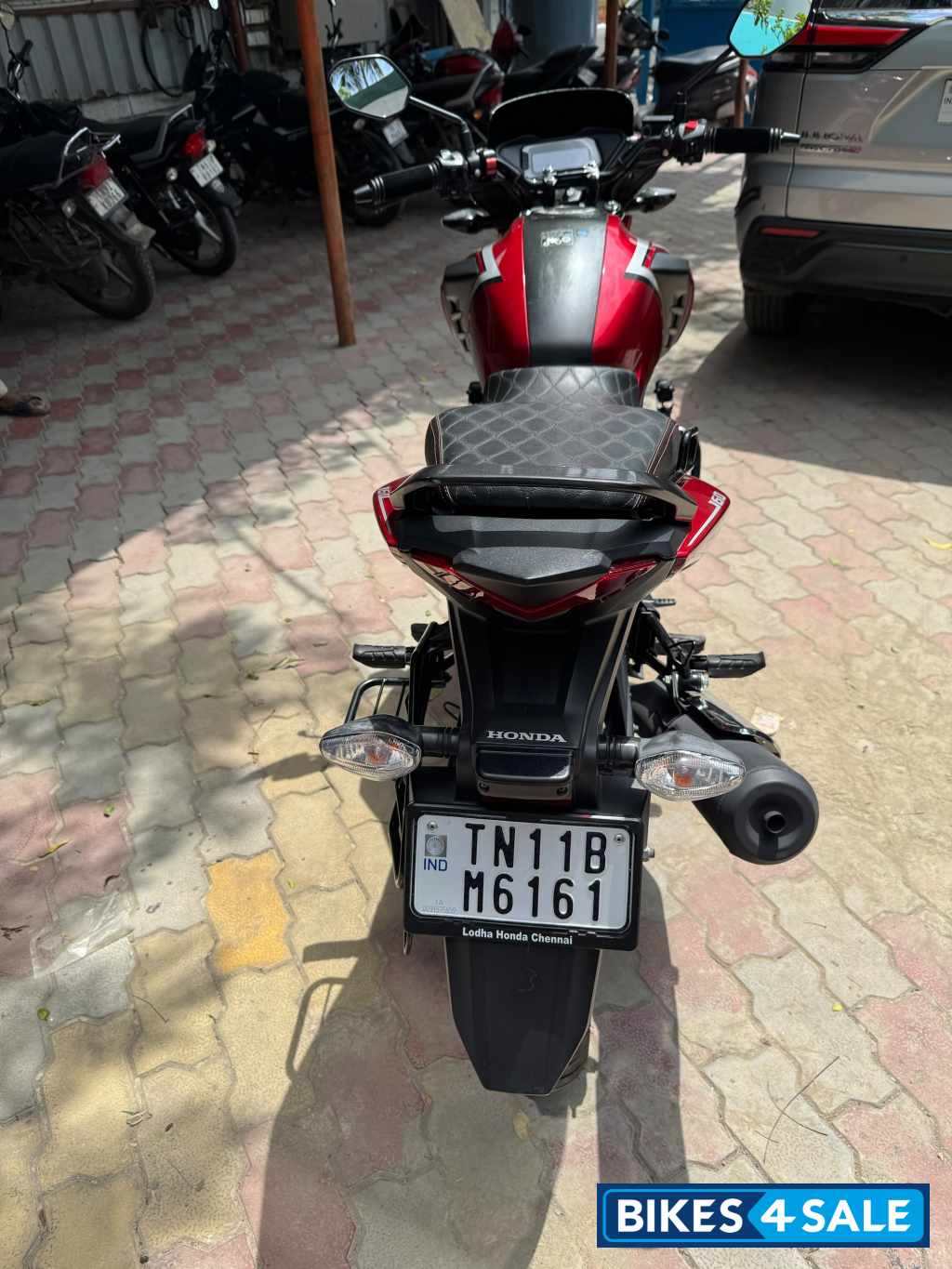 Red Honda SP 160 Double Disc