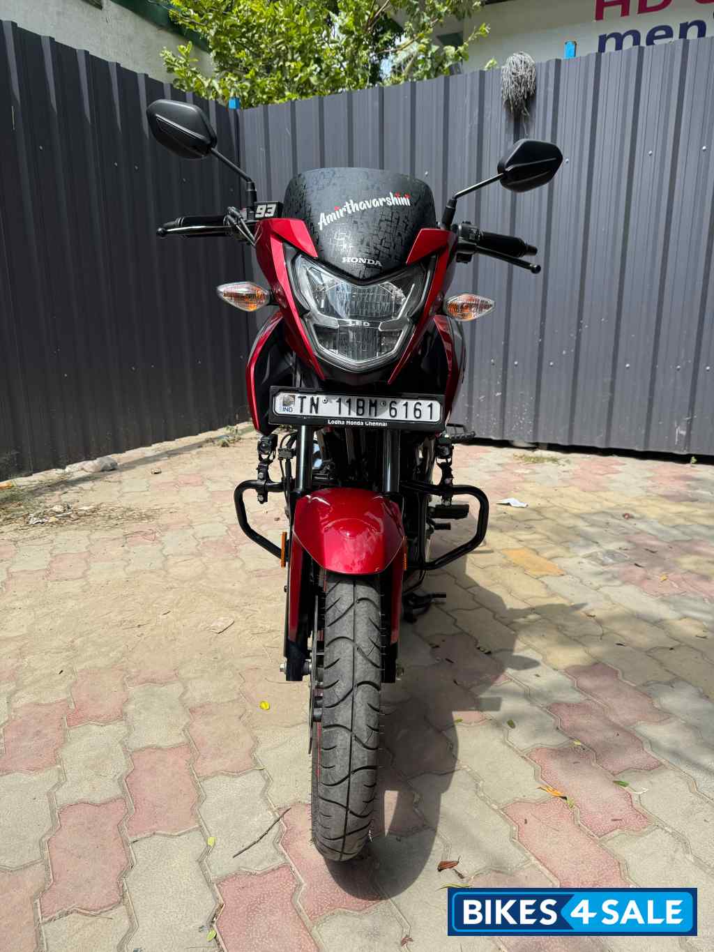 Red Honda SP 160 Double Disc