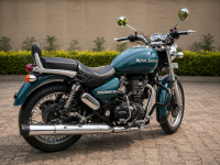 Gray Royal Enfield Thunderbird 350