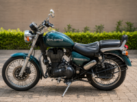 Gray Royal Enfield Thunderbird 350