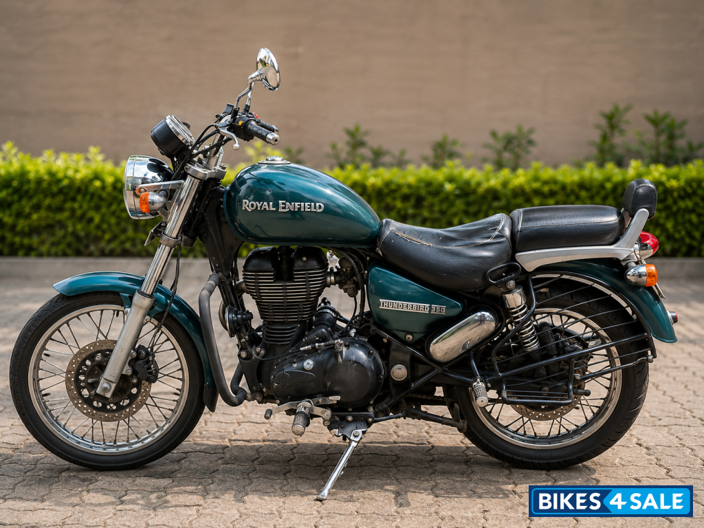 Gray Royal Enfield Thunderbird 350