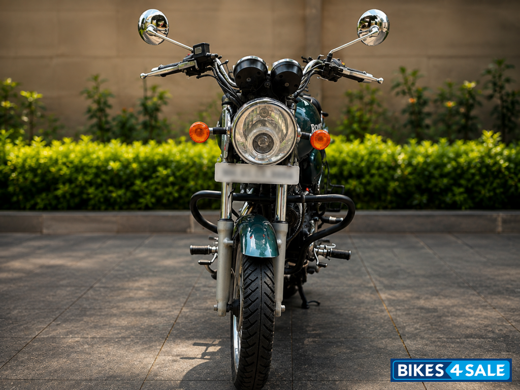 Gray Royal Enfield Thunderbird 350