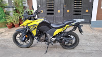 Yellow Suzuki V-Strom 250