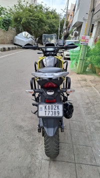 Yellow Suzuki V-Strom 250