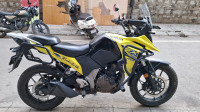 Yellow Suzuki V-Strom 250