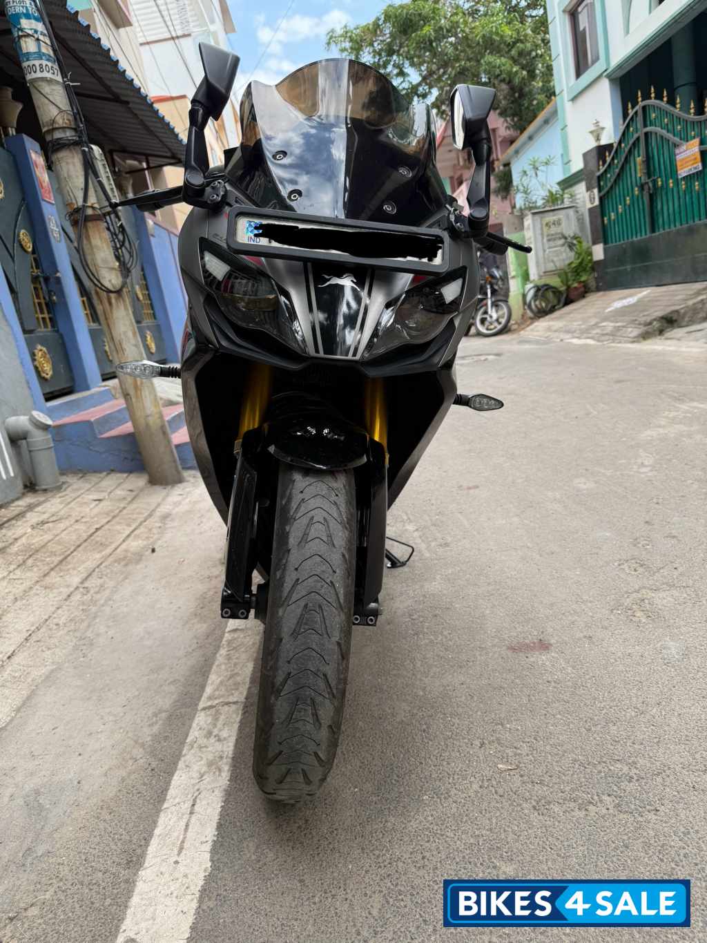 Grey And Black TVS Apache RR 310