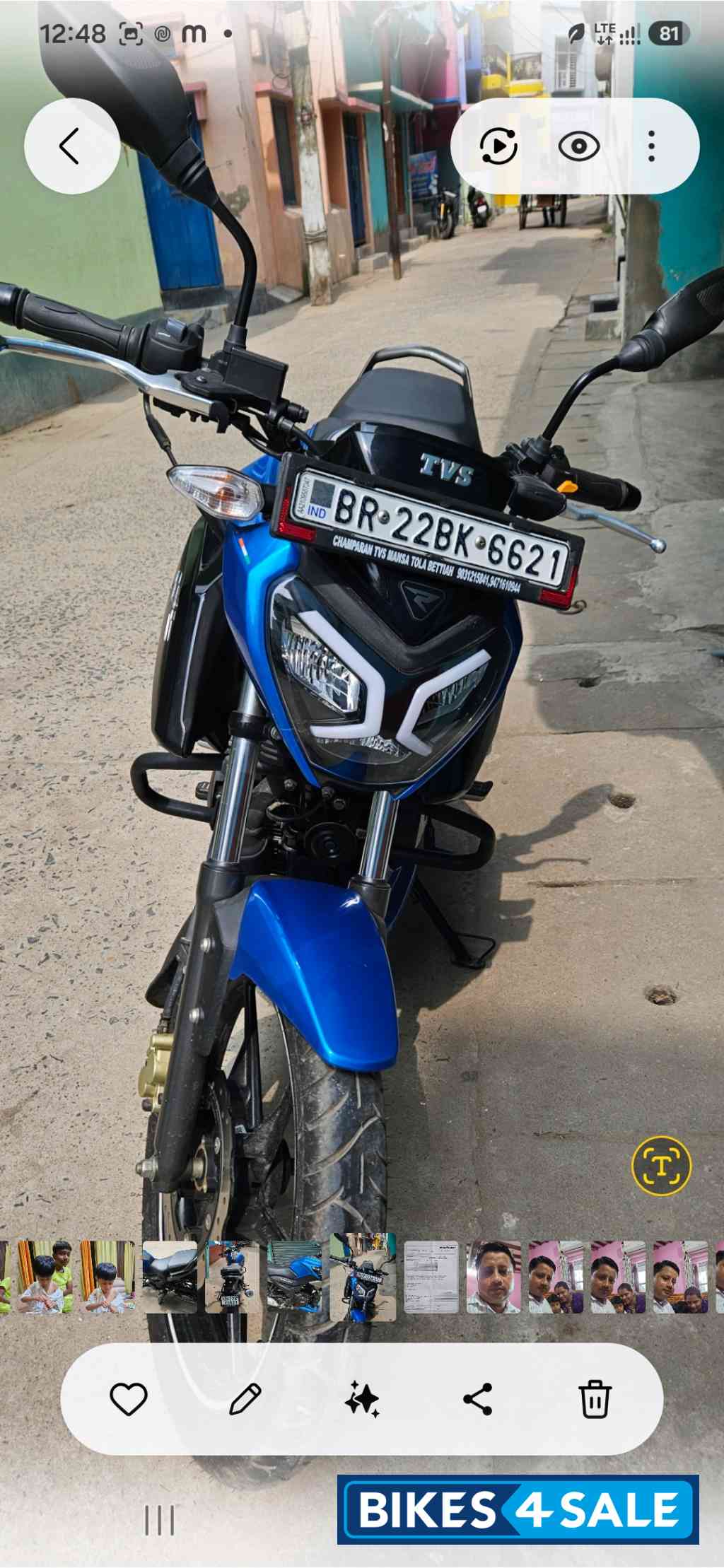 TVS Raider Split Seat