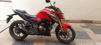 Red Honda CB300F Flex-Fuel