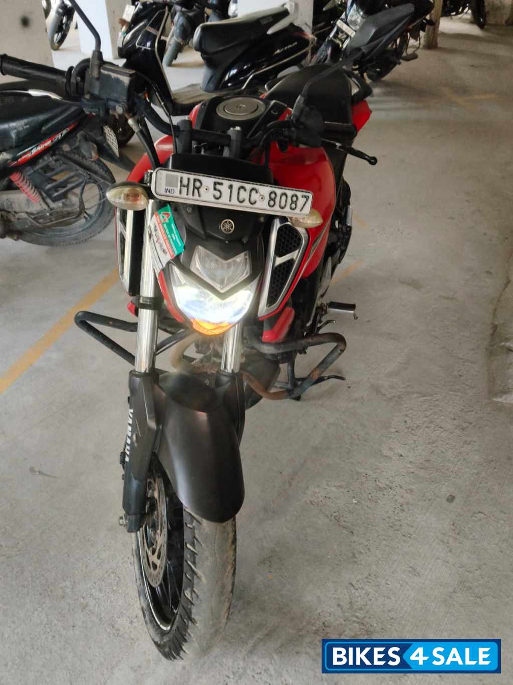 Red Yamaha FZ-S Red Yamaha FZ-S
