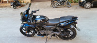 Black And Blue Bajaj Pulsar 220F