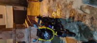 Black And Blue Bajaj Pulsar 220F
