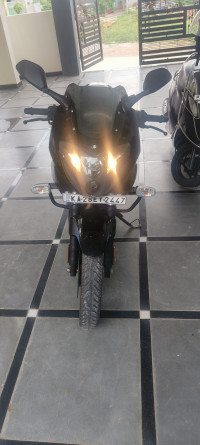 Black And Blue Bajaj Pulsar 220F