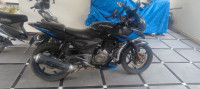 Black And Blue Bajaj Pulsar 220F