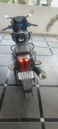Black And Blue Bajaj Pulsar 220F