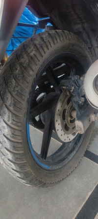 Black And Blue Bajaj Pulsar 220F