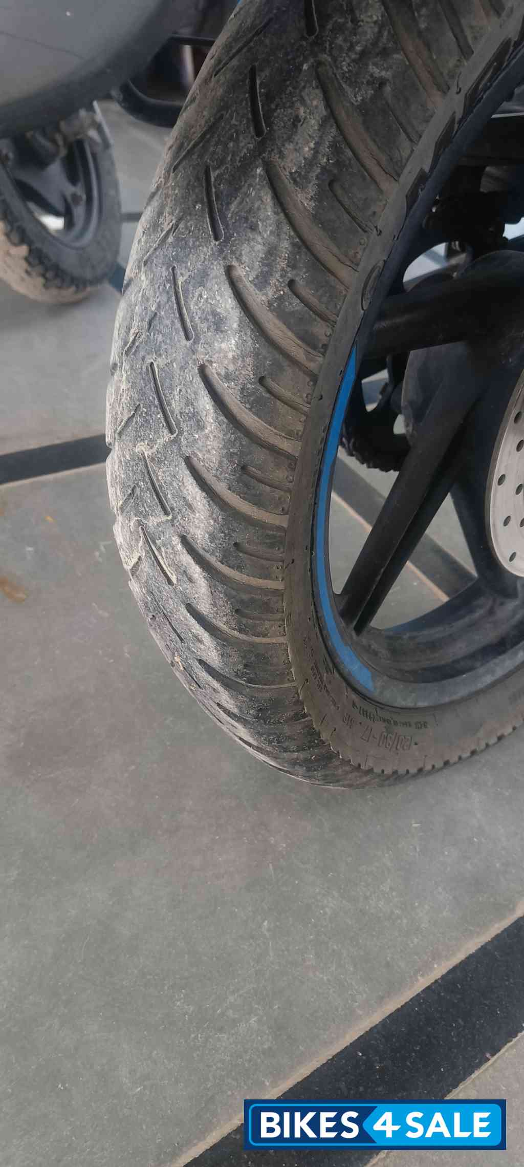Black And Blue Bajaj Pulsar 220F