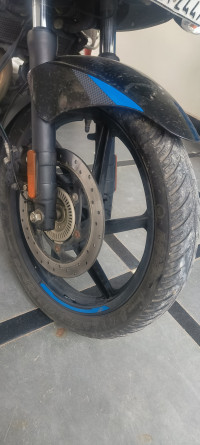 Black And Blue Bajaj Pulsar 220F